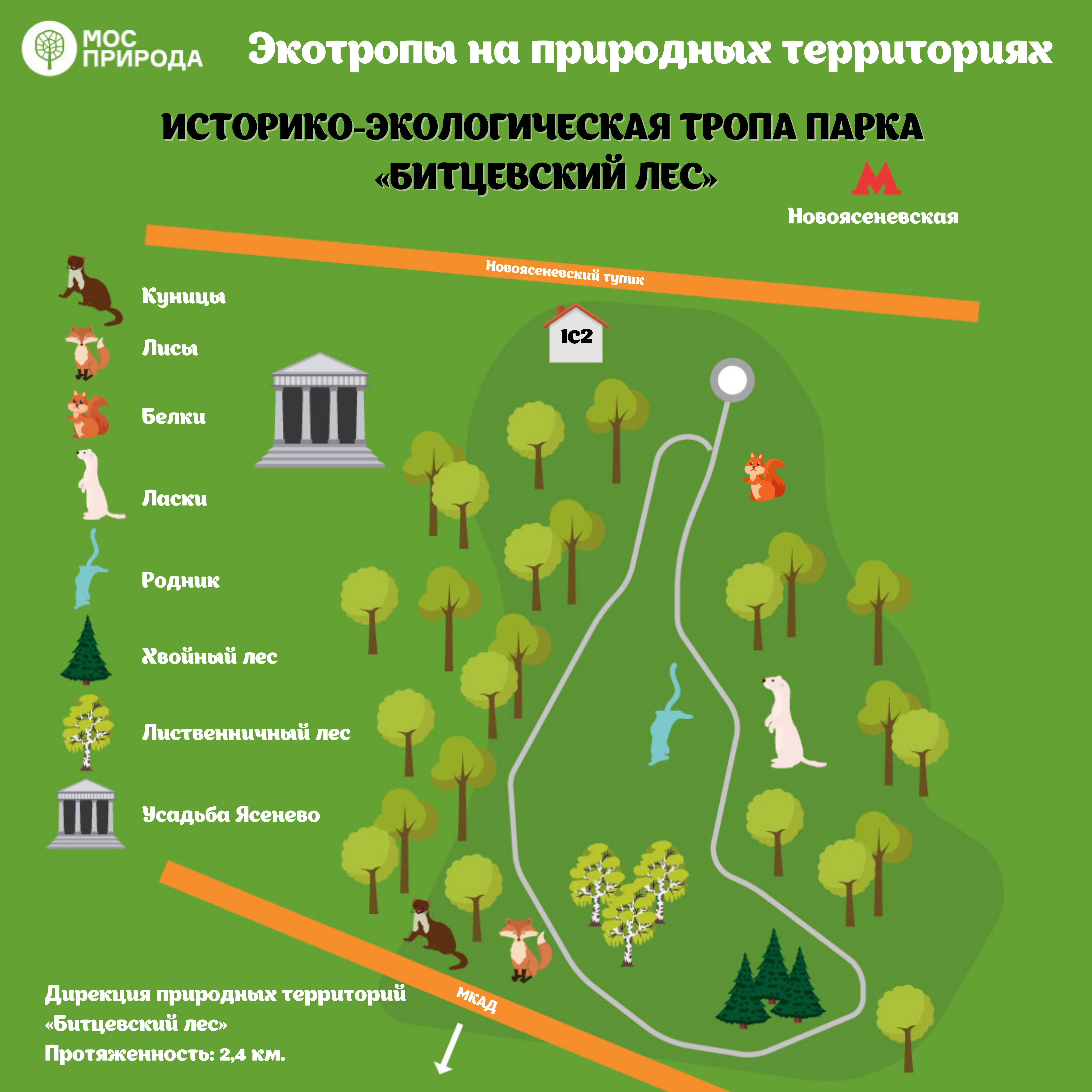 Топ-экотроп: Мосприрода составила список самых красивых маршрутов на  природных территориях